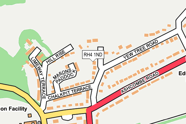 RH4 1ND map - OS OpenMap – Local (Ordnance Survey)