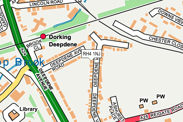 RH4 1NJ map - OS OpenMap – Local (Ordnance Survey)
