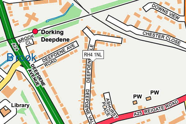 RH4 1NL map - OS OpenMap – Local (Ordnance Survey)