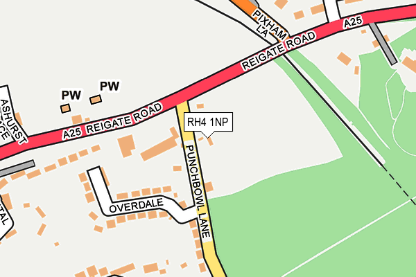 RH4 1NP map - OS OpenMap – Local (Ordnance Survey)