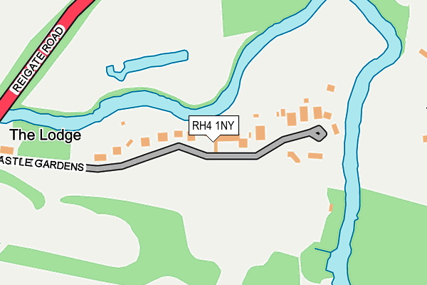 RH4 1NY map - OS OpenMap – Local (Ordnance Survey)