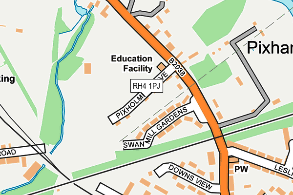 RH4 1PJ map - OS OpenMap – Local (Ordnance Survey)