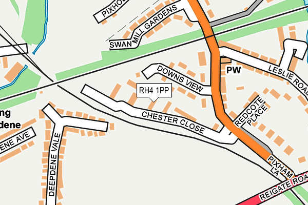 RH4 1PP map - OS OpenMap – Local (Ordnance Survey)