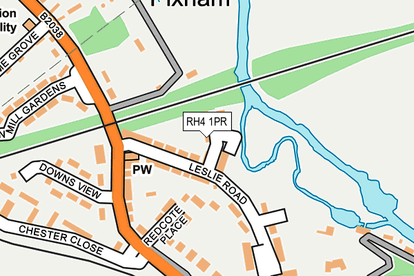 RH4 1PR map - OS OpenMap – Local (Ordnance Survey)