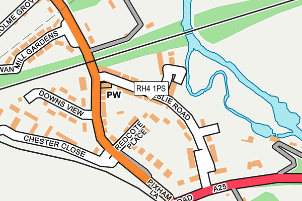 RH4 1PS map - OS OpenMap – Local (Ordnance Survey)