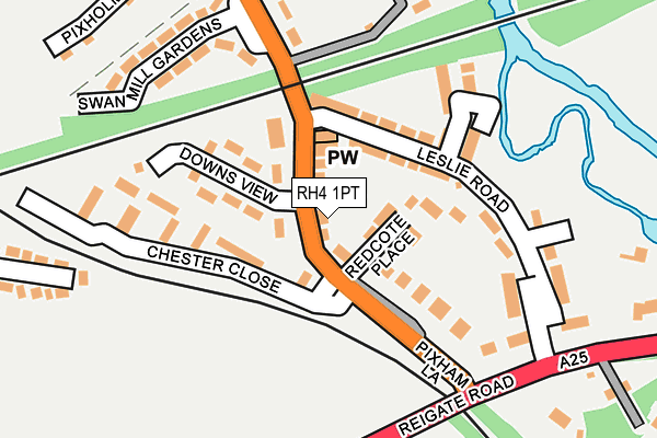 RH4 1PT map - OS OpenMap – Local (Ordnance Survey)