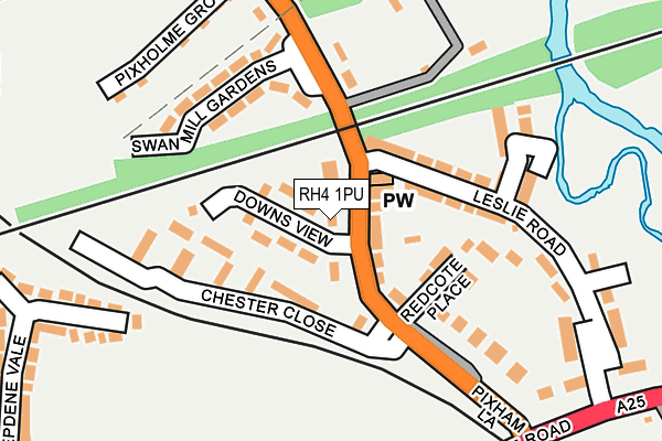 RH4 1PU map - OS OpenMap – Local (Ordnance Survey)