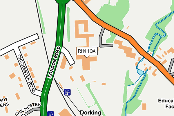 RH4 1QA map - OS OpenMap – Local (Ordnance Survey)