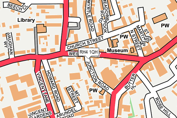 RH4 1QH map - OS OpenMap – Local (Ordnance Survey)