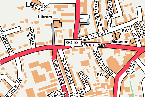 RH4 1QJ map - OS OpenMap – Local (Ordnance Survey)