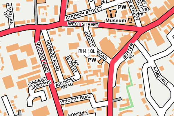 RH4 1QL map - OS OpenMap – Local (Ordnance Survey)