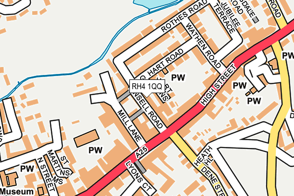 RH4 1QQ map - OS OpenMap – Local (Ordnance Survey)