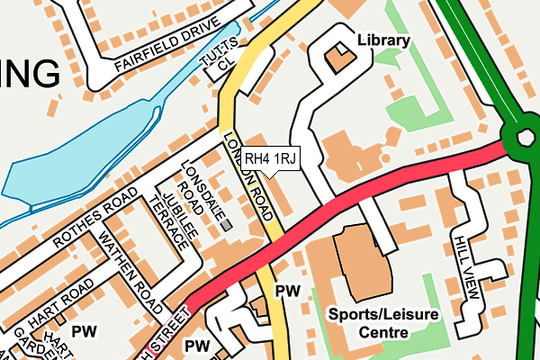 RH4 1RJ map - OS OpenMap – Local (Ordnance Survey)
