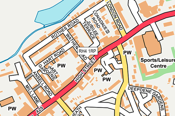 RH4 1RP map - OS OpenMap – Local (Ordnance Survey)
