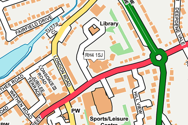 RH4 1SJ map - OS OpenMap – Local (Ordnance Survey)