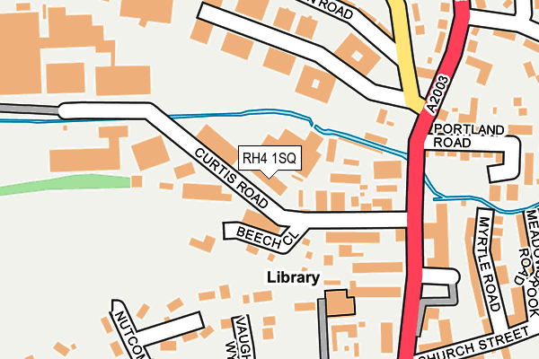 RH4 1SQ map - OS OpenMap – Local (Ordnance Survey)