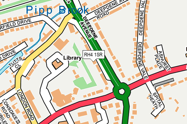 RH4 1SR map - OS OpenMap – Local (Ordnance Survey)