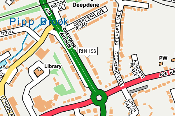 RH4 1SS map - OS OpenMap – Local (Ordnance Survey)