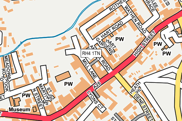 RH4 1TN map - OS OpenMap – Local (Ordnance Survey)