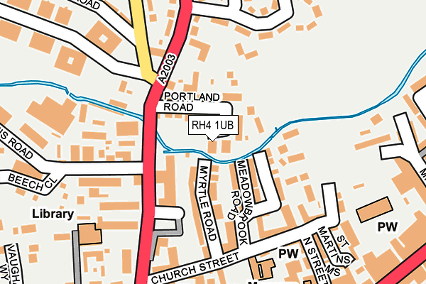RH4 1UB map - OS OpenMap – Local (Ordnance Survey)