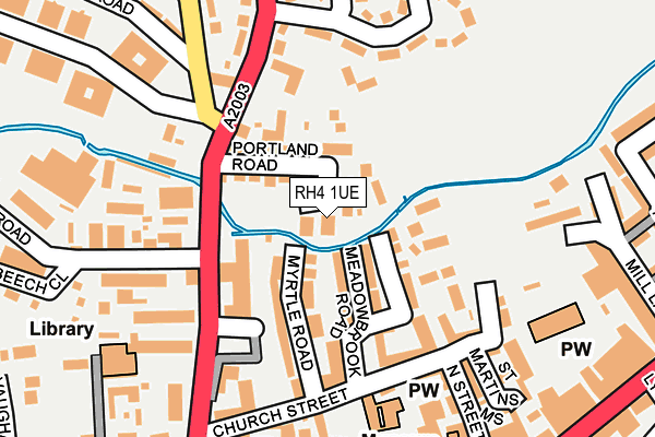 RH4 1UE map - OS OpenMap – Local (Ordnance Survey)