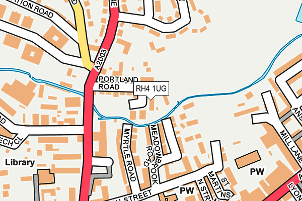 RH4 1UG map - OS OpenMap – Local (Ordnance Survey)