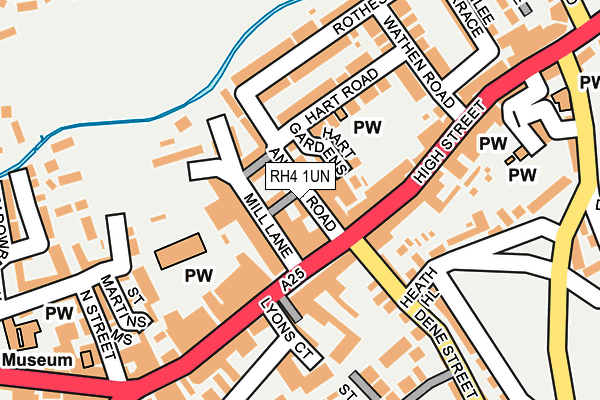 RH4 1UN map - OS OpenMap – Local (Ordnance Survey)