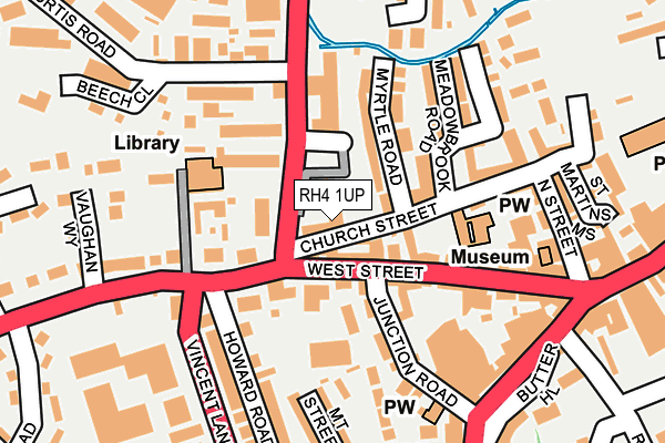RH4 1UP map - OS OpenMap – Local (Ordnance Survey)