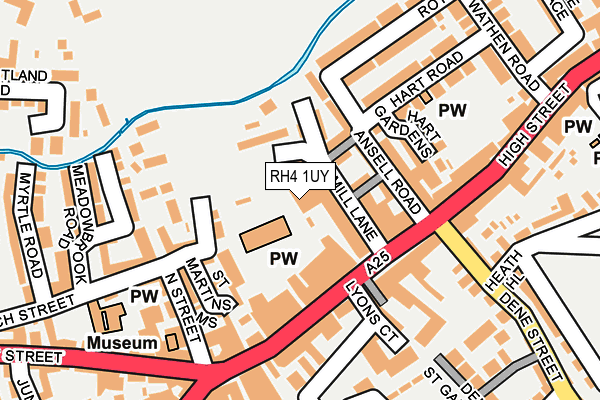 RH4 1UY map - OS OpenMap – Local (Ordnance Survey)