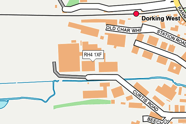RH4 1XF map - OS OpenMap – Local (Ordnance Survey)