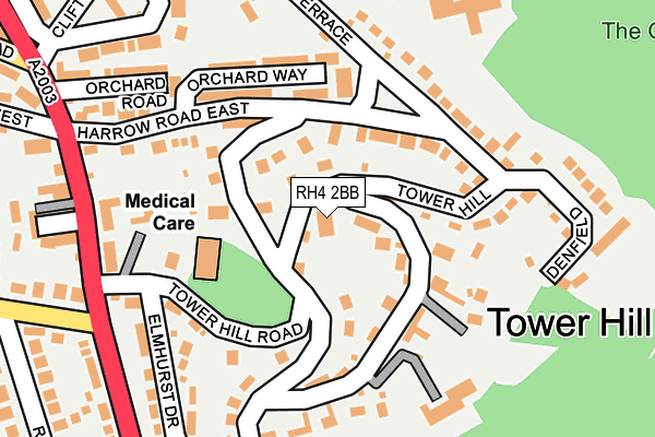 RH4 2BB map - OS OpenMap – Local (Ordnance Survey)