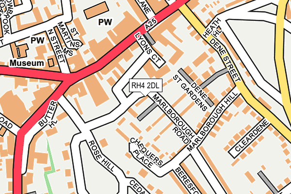 RH4 2DL map - OS OpenMap – Local (Ordnance Survey)