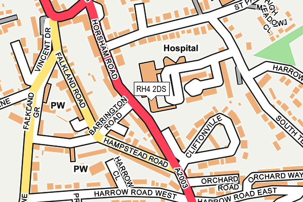 RH4 2DS map - OS OpenMap – Local (Ordnance Survey)