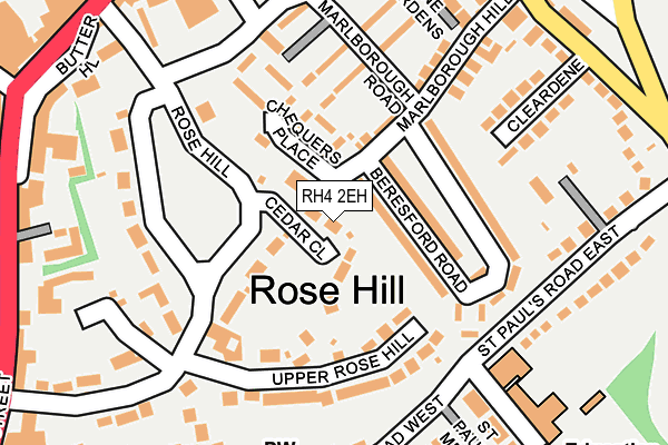 RH4 2EH map - OS OpenMap – Local (Ordnance Survey)