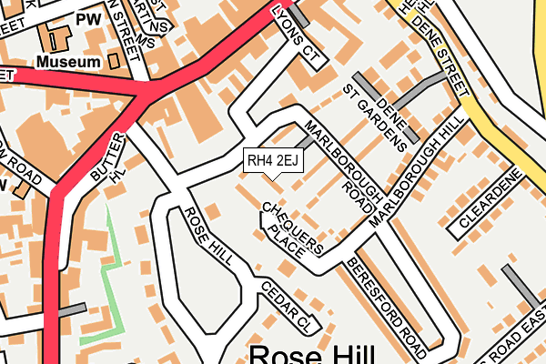 RH4 2EJ map - OS OpenMap – Local (Ordnance Survey)