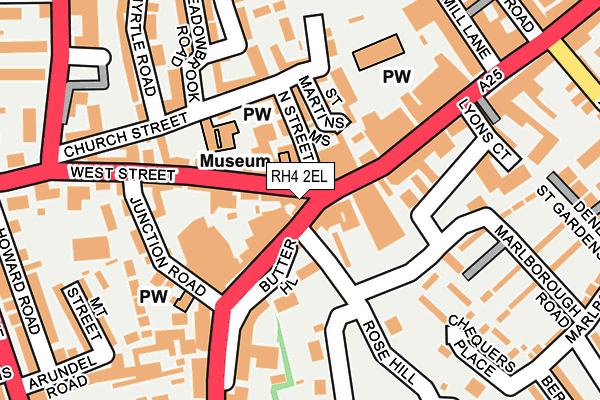 RH4 2EL map - OS OpenMap – Local (Ordnance Survey)