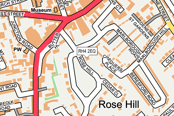 RH4 2EQ map - OS OpenMap – Local (Ordnance Survey)