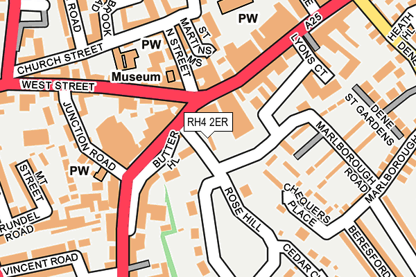 RH4 2ER map - OS OpenMap – Local (Ordnance Survey)