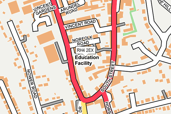 RH4 2EX map - OS OpenMap – Local (Ordnance Survey)