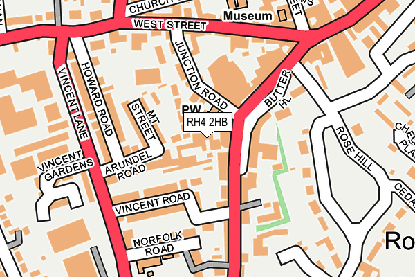 RH4 2HB map - OS OpenMap – Local (Ordnance Survey)