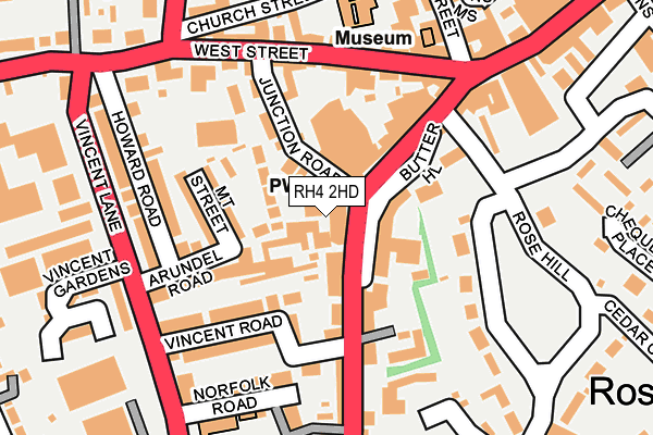 RH4 2HD map - OS OpenMap – Local (Ordnance Survey)