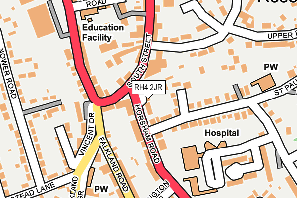 RH4 2JR map - OS OpenMap – Local (Ordnance Survey)