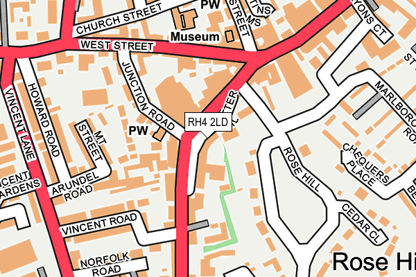 RH4 2LD map - OS OpenMap – Local (Ordnance Survey)