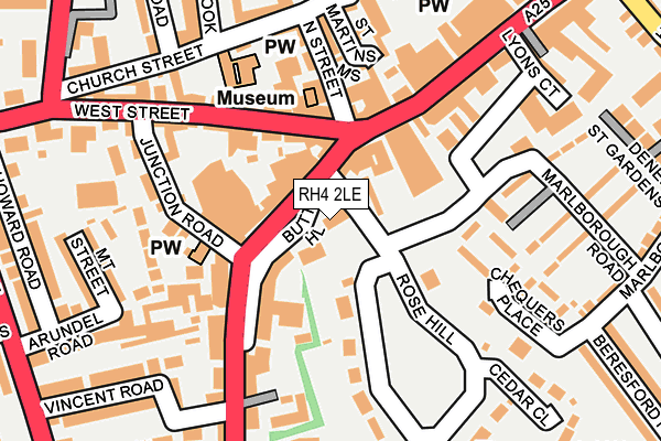 RH4 2LE map - OS OpenMap – Local (Ordnance Survey)