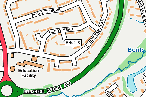 RH4 2LS map - OS OpenMap – Local (Ordnance Survey)