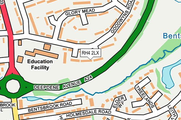 RH4 2LX map - OS OpenMap – Local (Ordnance Survey)