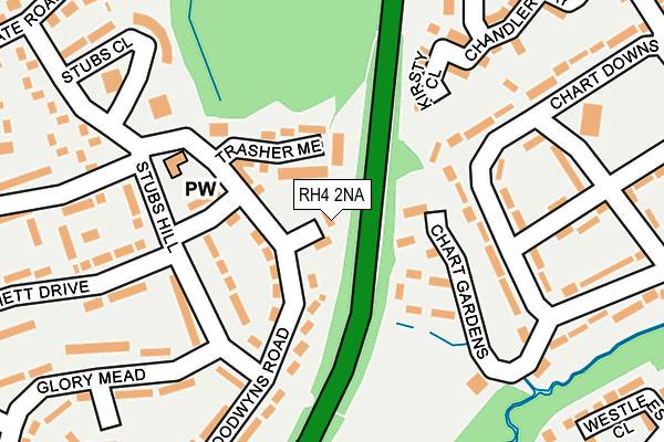 RH4 2NA map - OS OpenMap – Local (Ordnance Survey)