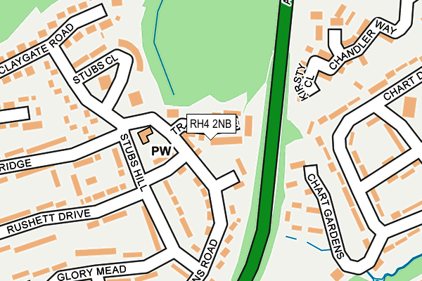RH4 2NB map - OS OpenMap – Local (Ordnance Survey)