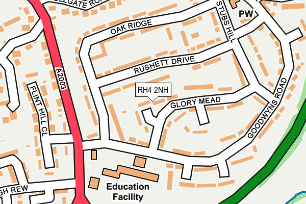 RH4 2NH map - OS OpenMap – Local (Ordnance Survey)