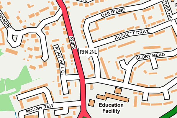 RH4 2NL map - OS OpenMap – Local (Ordnance Survey)